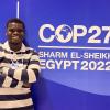 Mamadou Sylla bei der COP27.